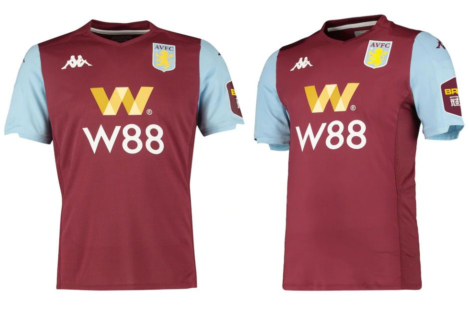 aston villa home kit