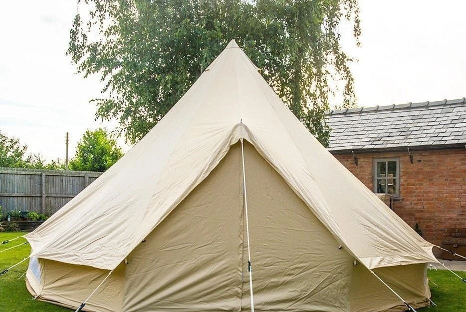 4M Fireproof Pro Bell Tent With Stove Hole