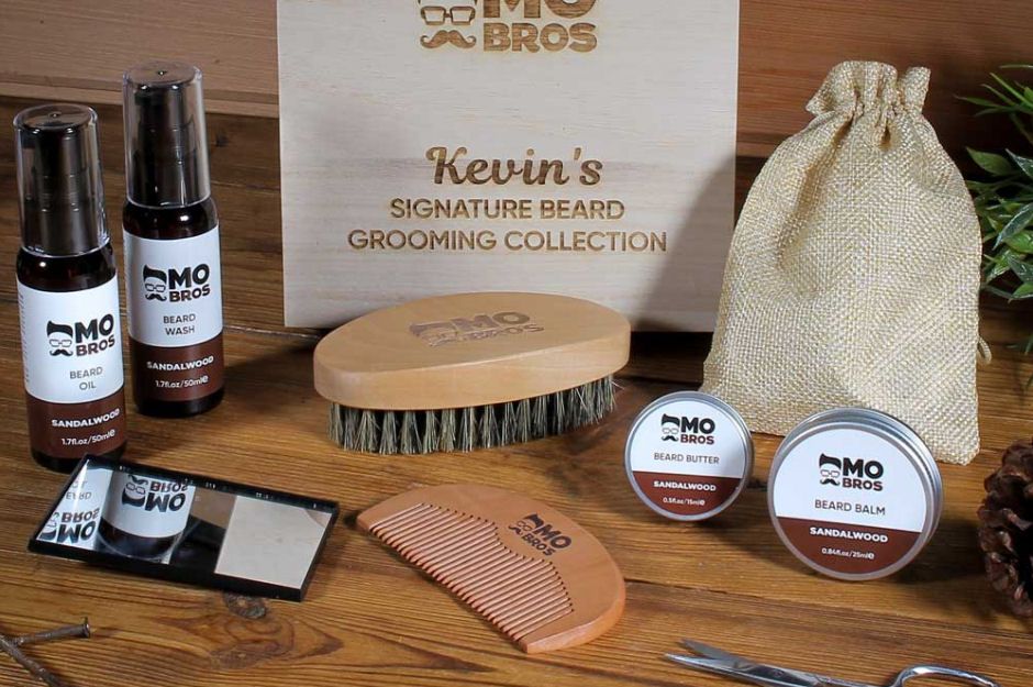 Personalised Beard Grooming Gift Box