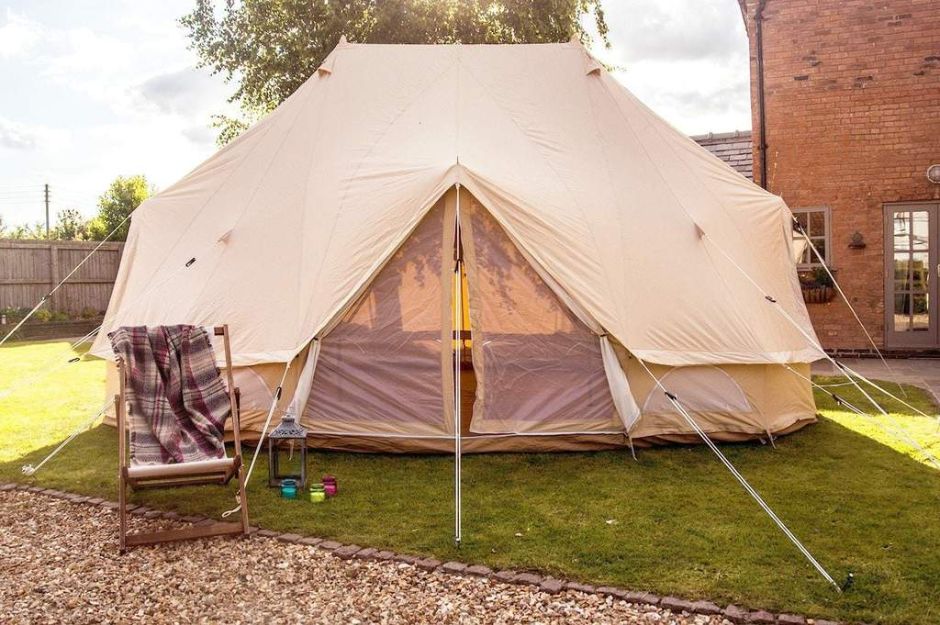 6x4M Emperor Bell Tent with Stove Hole