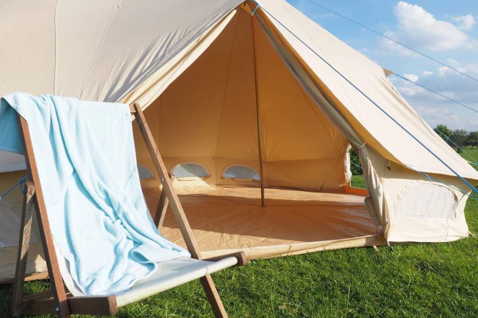 6x4M Emperor Bell Tent with Stove Hole